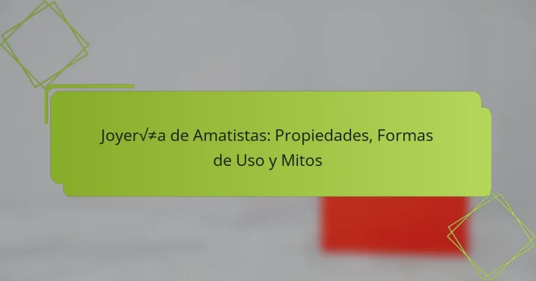 Joyería de Amatistas: Propiedades, Formas de Uso y Mitos