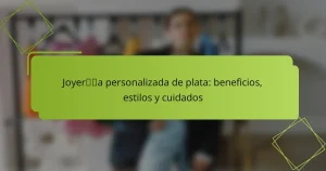 Joyería personalizada de plata: beneficios, estilos y cuidados