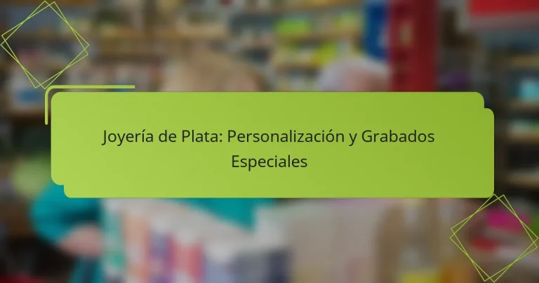Joyería de Plata: Personalización y Grabados Especiales